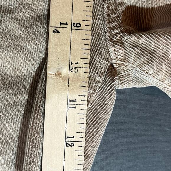 American Eagle‎ Pants Womens 2 Brown Corduroy Flared Leg Stretch Button Fly Y2K - Picture 11 of 13